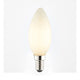 E14/SES 4w LED Candle Coated Cool White Dimmable Light Bulb