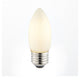 E27/ES 4w LED Candle Coated Cool White Dimmable Light Bulb
