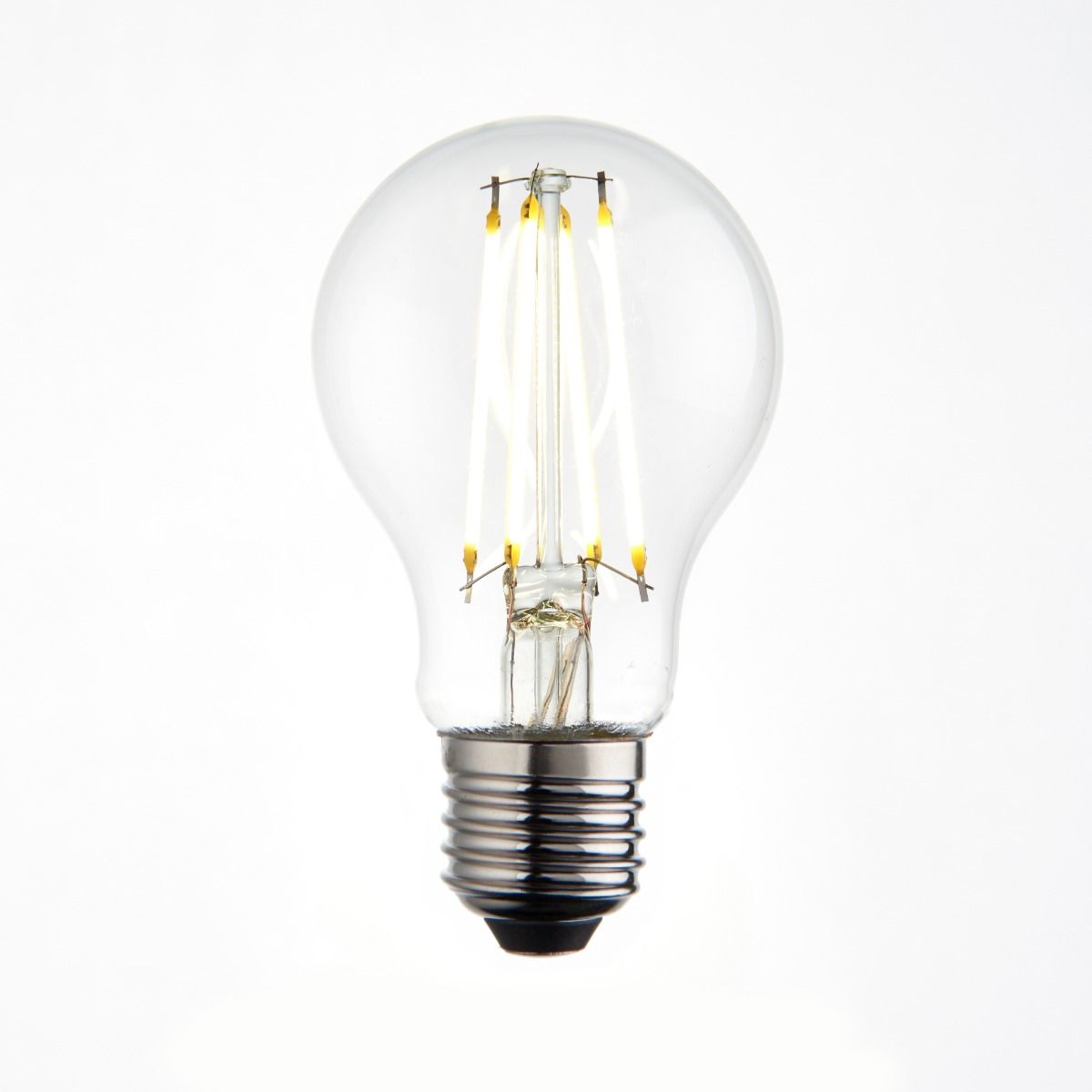 E27/ES 7w LED GLS Clear Cool White Dimmable Light Bulb