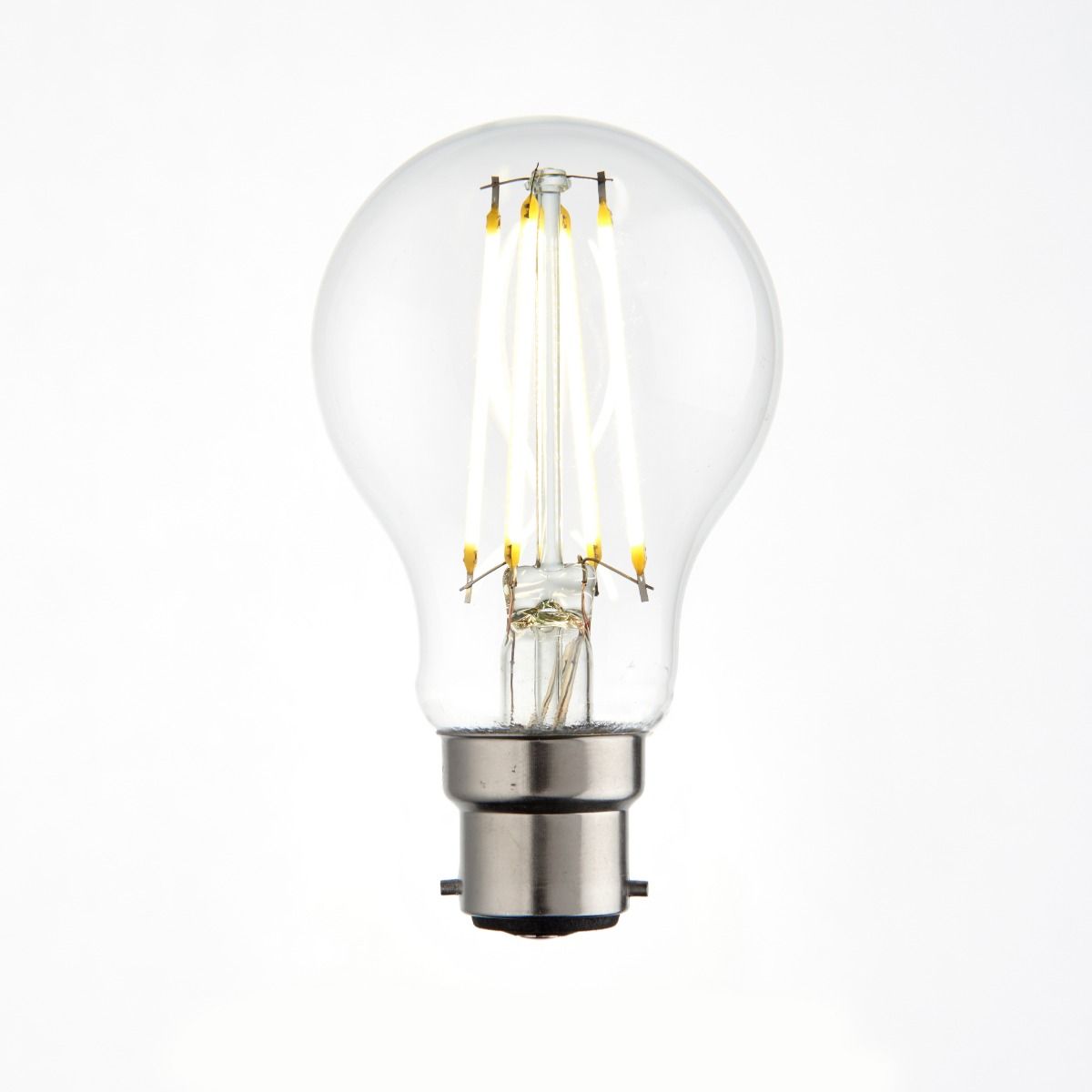B22/BC 7w LED GLS Clear Cool White Dimmable Light Bulb