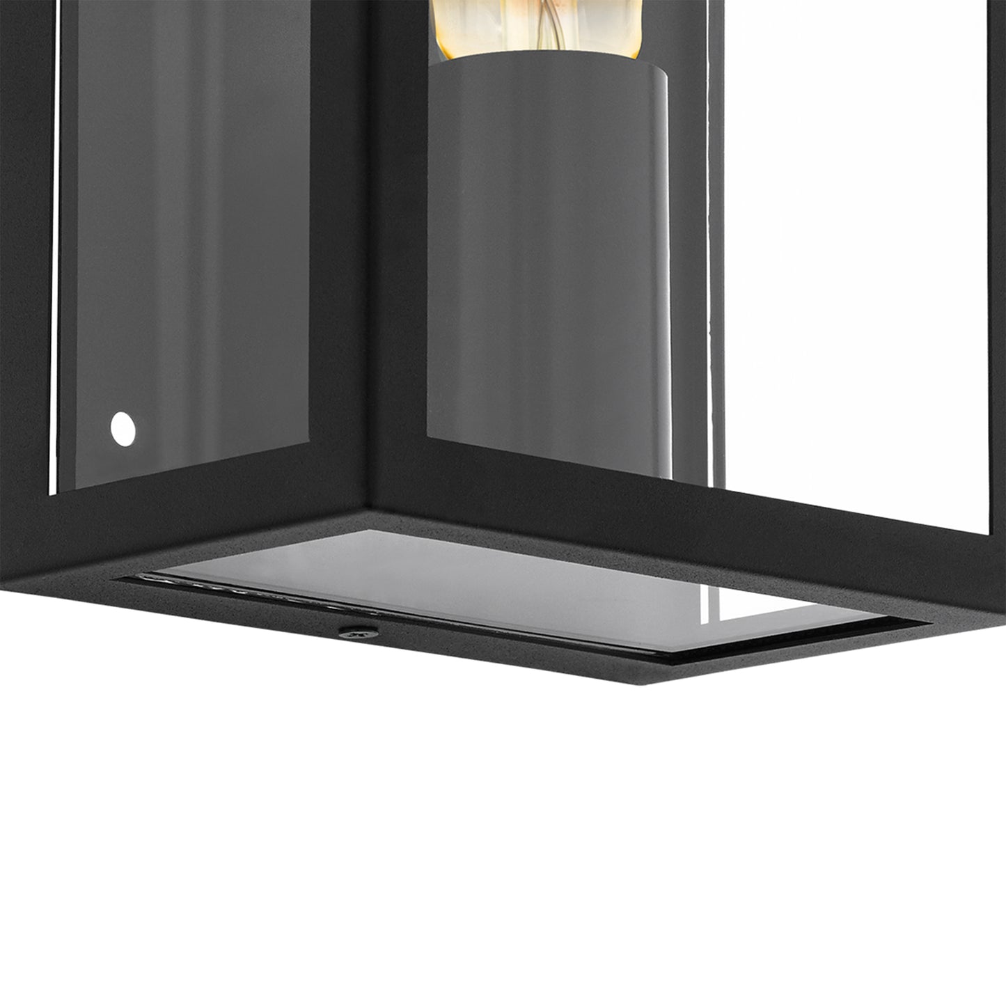 Alamonte Black Outdoor Wall Light