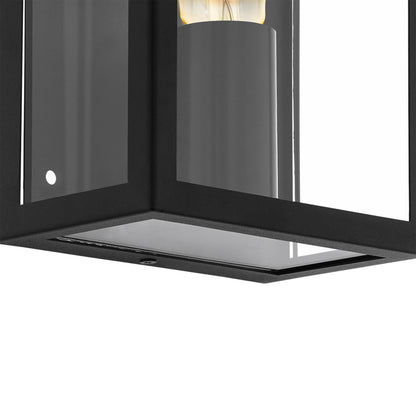 Alamonte Black Outdoor Wall Light