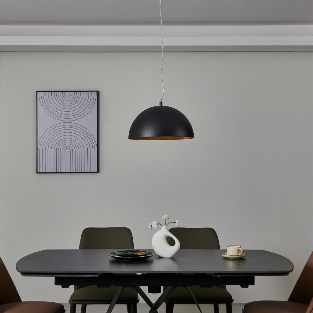 Gaetano Black Ceiling Pendant Light