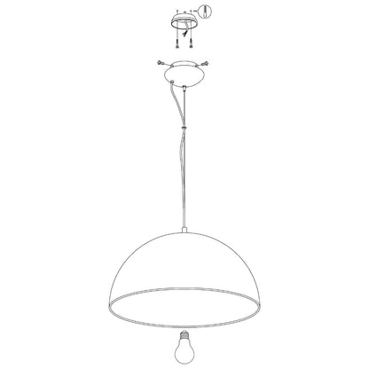 Gaetano Black Pendant