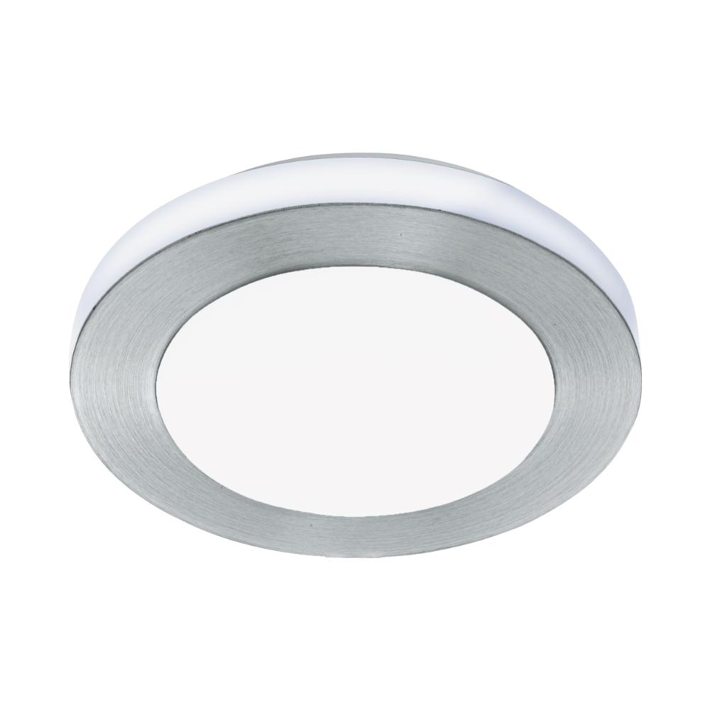 Carpi Silver LED Bathroom Flush Ceiling Light