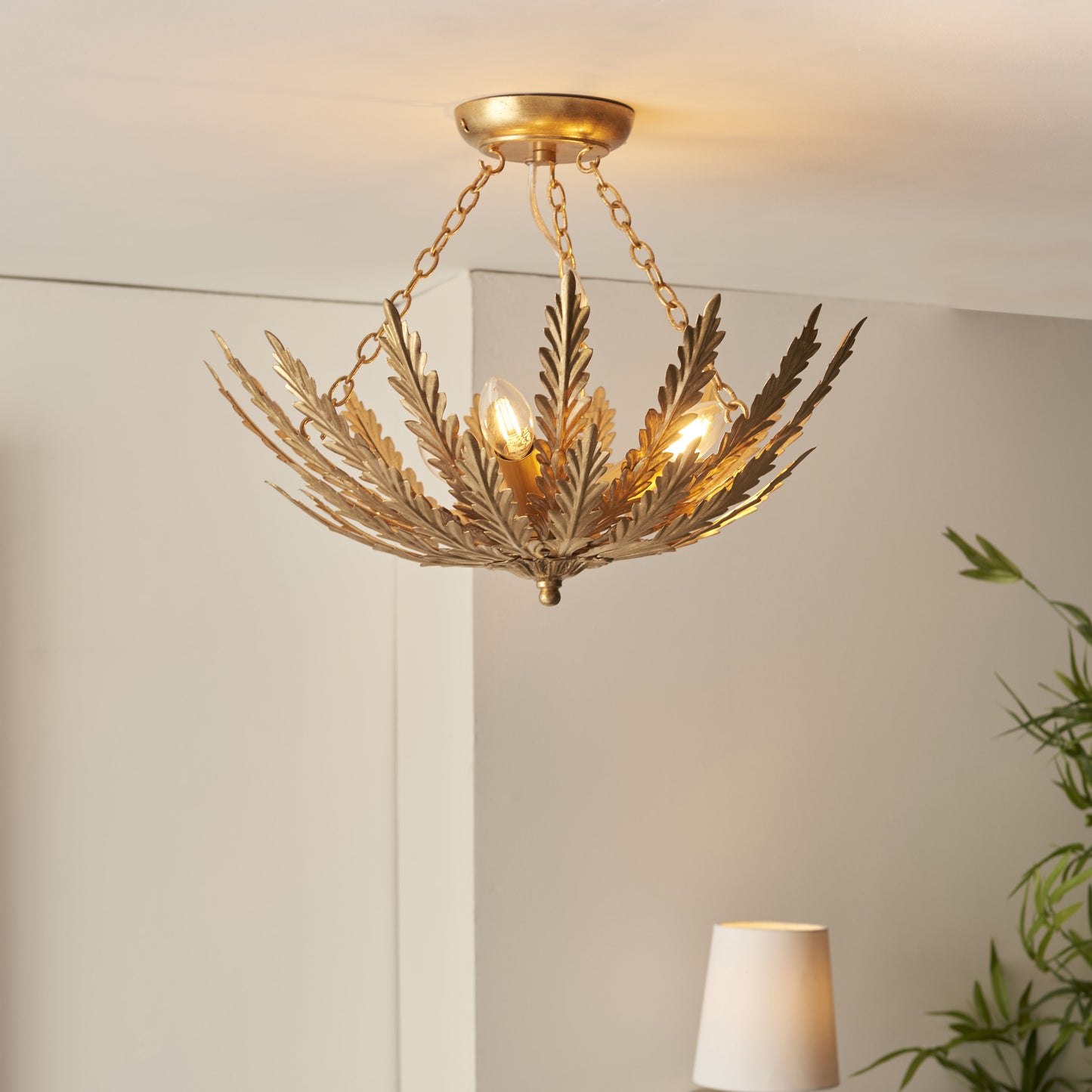 Delphine 3 Light Flush Gold