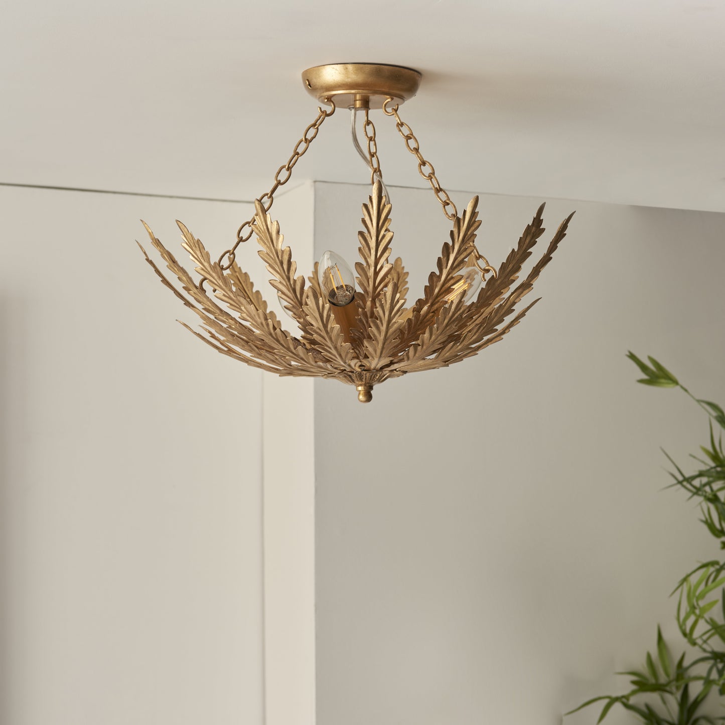 Delphine 3 Light Flush Gold