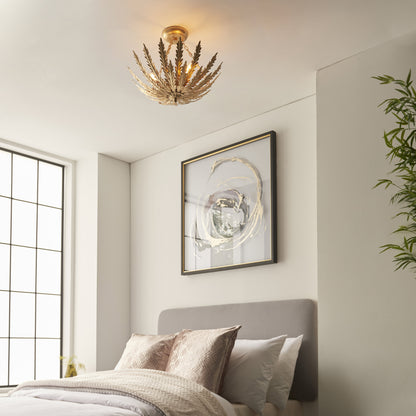 Delphine 3 Light Flush Gold