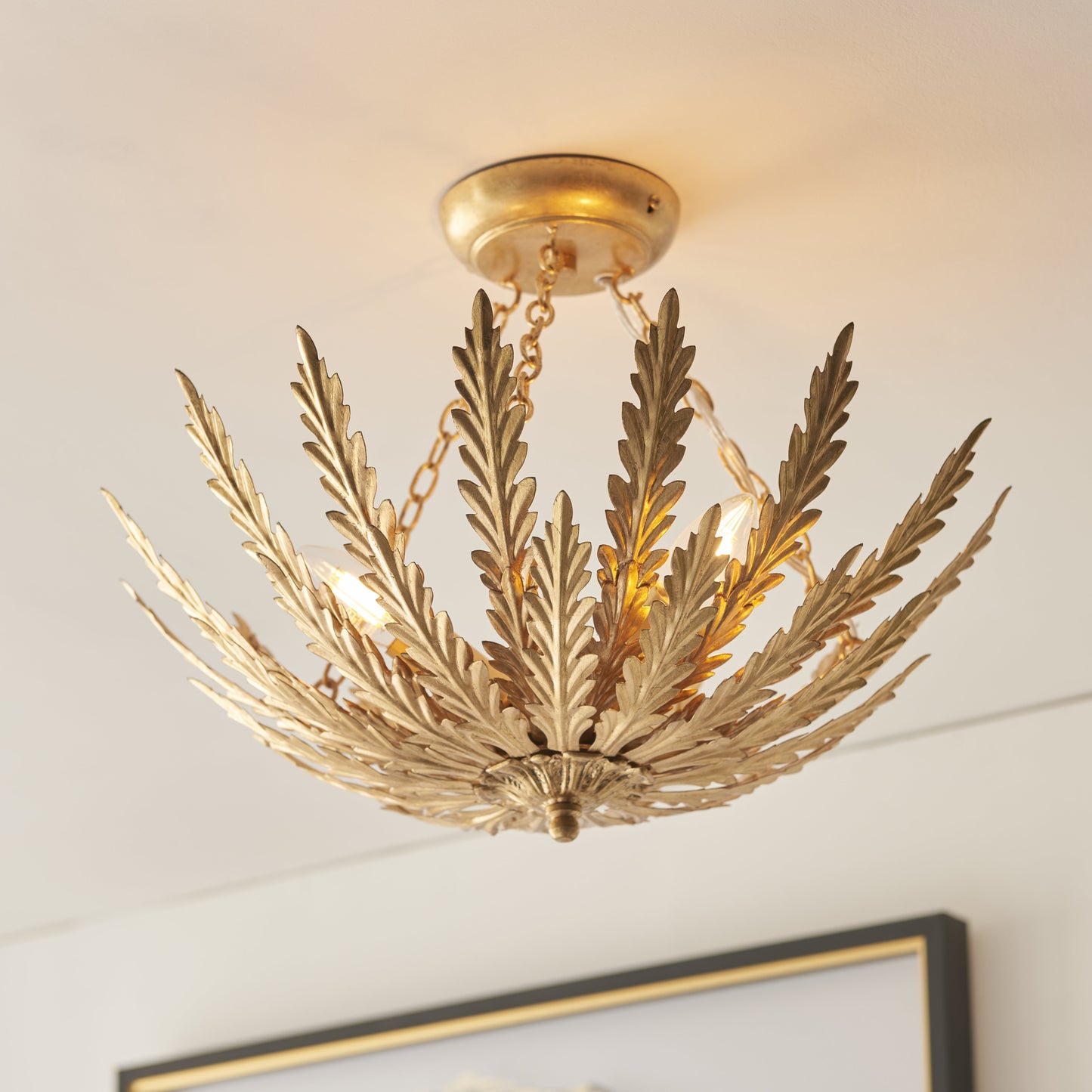 Delphine 3 Light Flush Gold