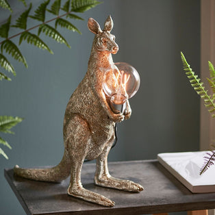 Skippy Vintage Silver Table Lamp