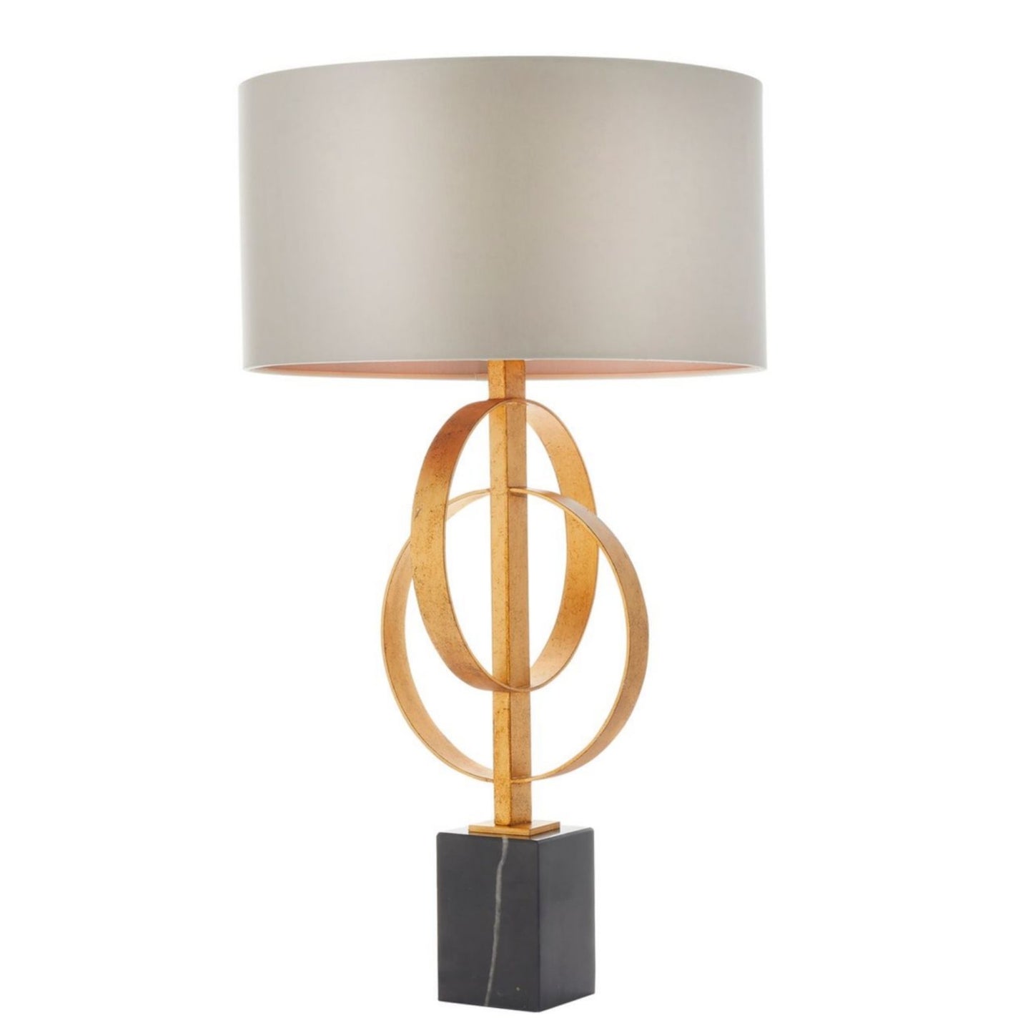 Serenity Antique Gold & Mink Table Lamp