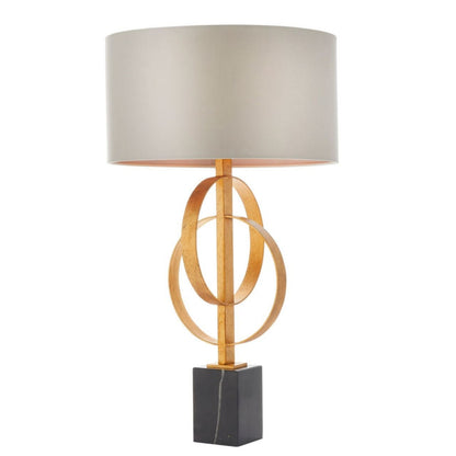 Serenity Antique Gold & Mink Table Lamp