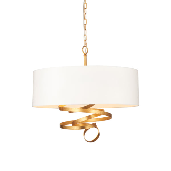 Natela Gold Leaf Ceiling Pendant