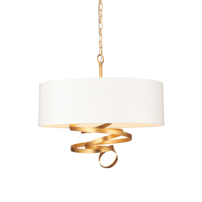 Natela Gold Leaf Ceiling Pendant