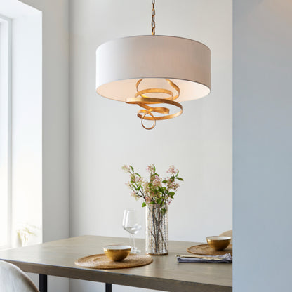 Natela Gold Leaf Ceiling Pendant