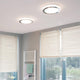 Carpi Chrome LED Bathroom Flush Ceiling Light