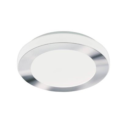 Carpi Chrome LED Bathroom Flush Ceiling Light