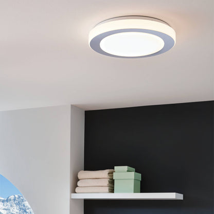 Carpi 3-Light White LED Flush Ceiling Light