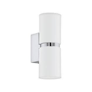 Passa 2-Light Silver LED Wall Light