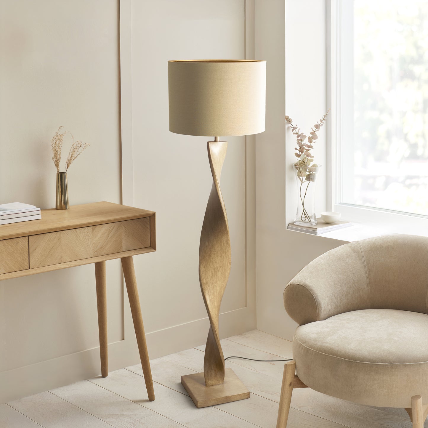 Abia 1 Light Floor Lamp