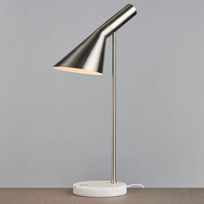 Carlo Polished Chrome & Marble Table Lamp