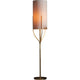 Fraser 1 Light Satin Brass Floor Lamp
