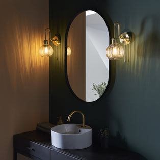 Kendall Wall Light IP44 Satin Brass