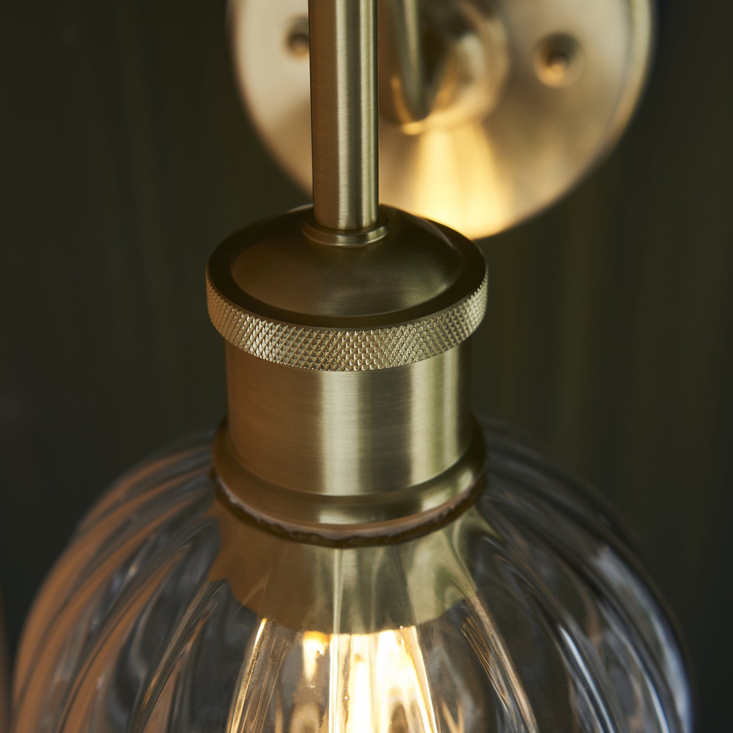 Kendall Wall Light IP44 Satin Brass