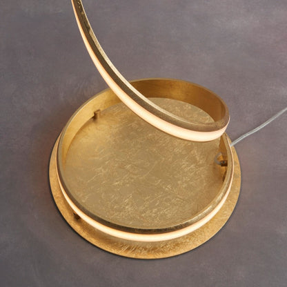 Aria LED Gold Leaf Floor Lamp