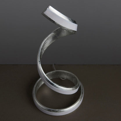 Aria LED Silver Leaf Table Lamp