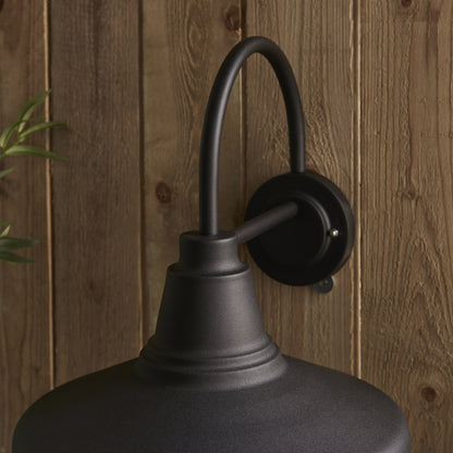 Farmhouse 1 Light Wall Light Black