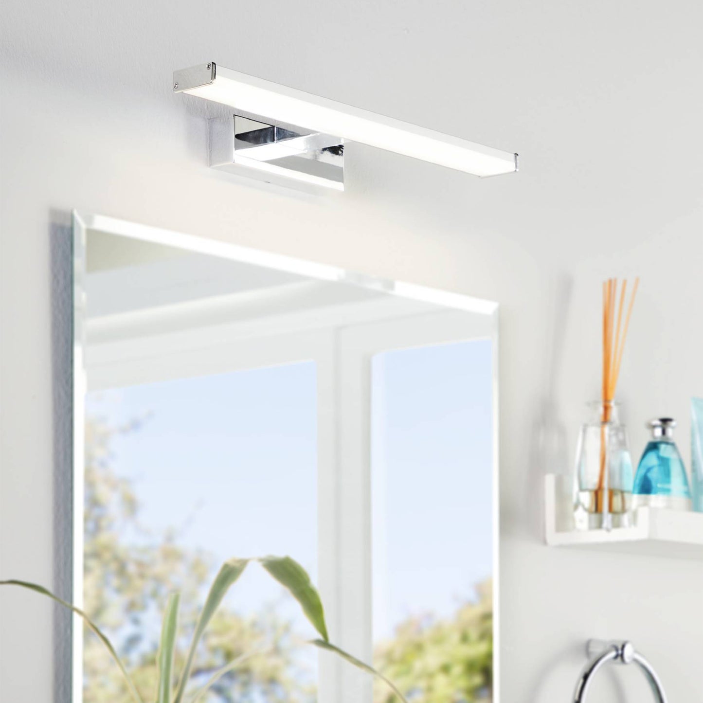 Pandella Silver LED Bathroom Wall Light