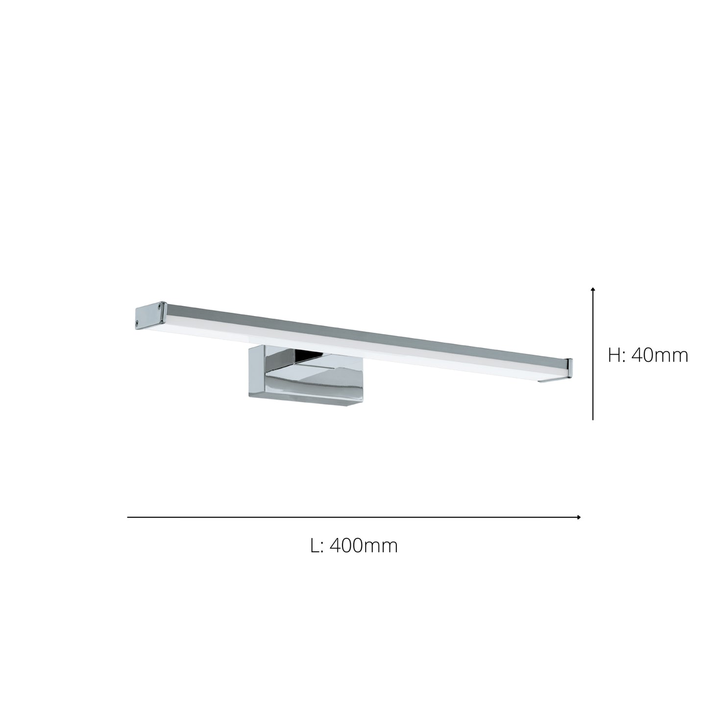 Pandella Silver LED Bathroom Wall Light