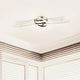 Selvina LED Silver Flush Ceiling Light