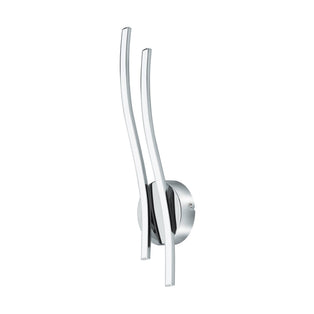 Valmora 2-Light Silver LED Wall Light