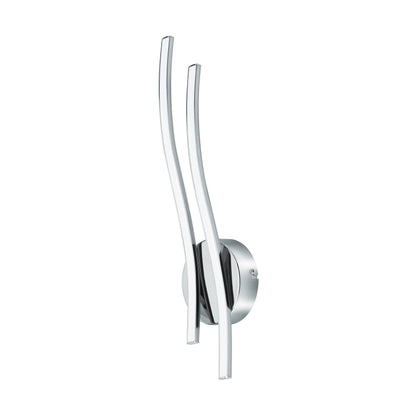 Valmora 2-Light Silver LED Wall Light