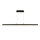 Tribeca Matte Black LED Linear Ceiling Pendant