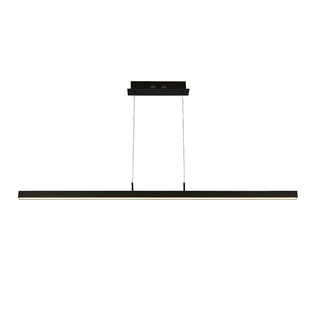 Tribeca Matte Black LED Linear Ceiling Pendant