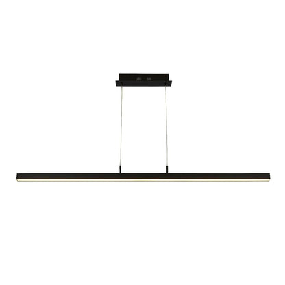 Tribeca Matte Black LED Linear Ceiling Pendant
