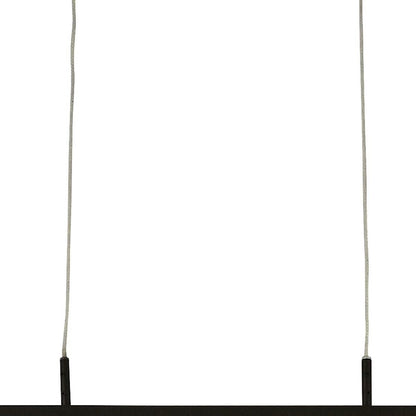 Tribeca Matte Black LED Linear Ceiling Pendant