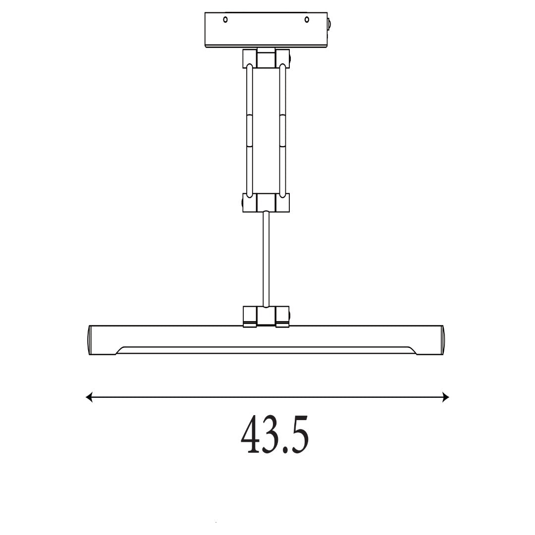 Herron Matte Black Rechargeable LED Picture Light