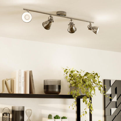 Seras 4-Spot Antique Nickel Spotlight Bar