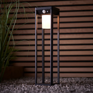 Hallam Outdoor LED Small Matt Black Post IP44