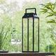 Linterna Large LED PIR Outdoor Black Lantern