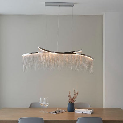Orphelia 2-Light Polished Chrome LED Ceiling Pendant