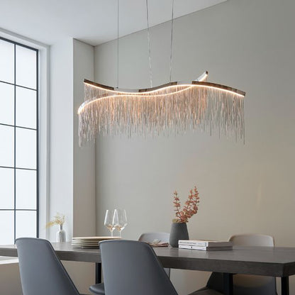 Orphelia 2-Light Polished Chrome LED Ceiling Pendant