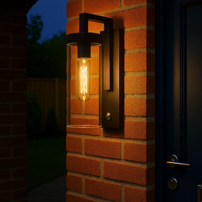 Bovolone Black Outdoor Wall Light