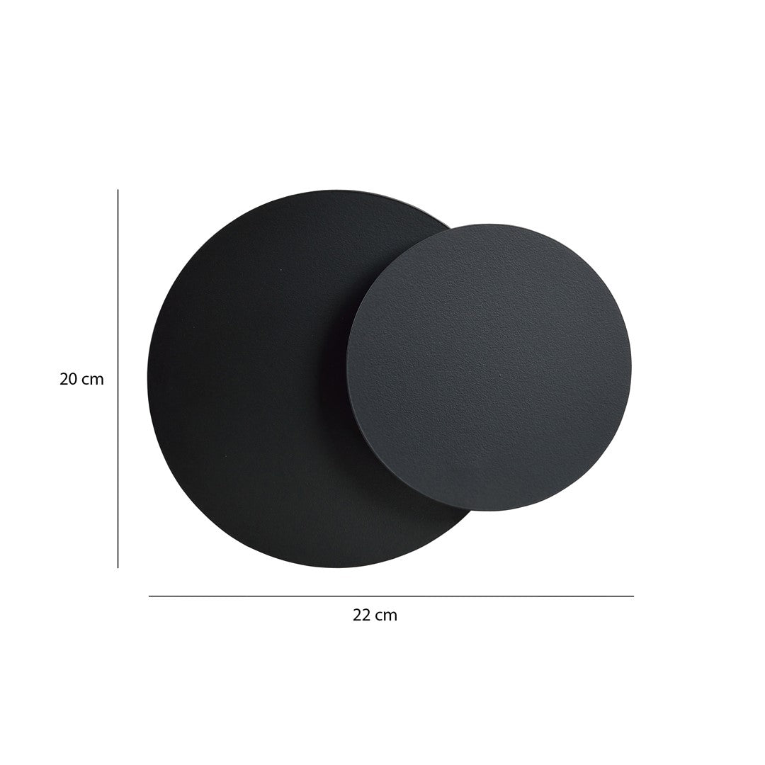 Circle Wall Light Black