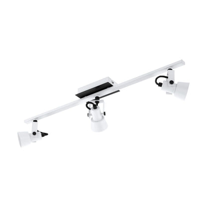Trillo 3 Light White Spot Bar Ceiling Light