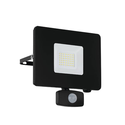 Faedo 3 30W PIR LED Daylight Floodlight IP44 Black